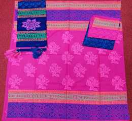Aurobindo Block Print (Three-Piece)