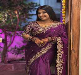 Indian Gemichu fabric saree