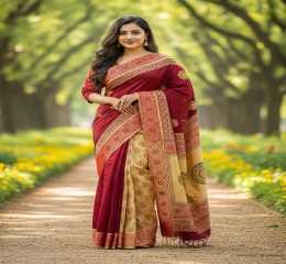 Premium Dhupian Silk Saree